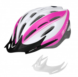 Casca Force Tery alb/roz S-M (54-58 cm) - Img 3