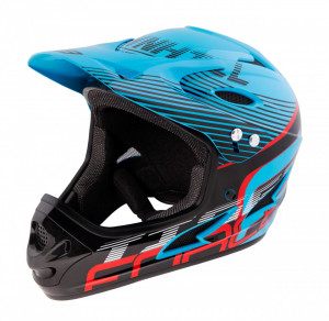 Casca Force Tiger Downhill Black/Blue/Red S-M (57-58 cm) - Img 2
