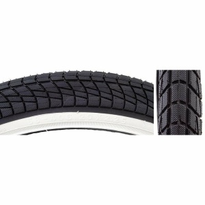 CAUCIUC KENDA 20X1.75 K841 BK/WH