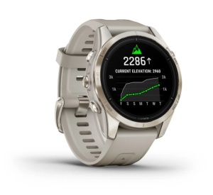 Ceas Garmin epix PRO (Gen 2) - 42mm, Sapphire, Soft Gold - Img 3