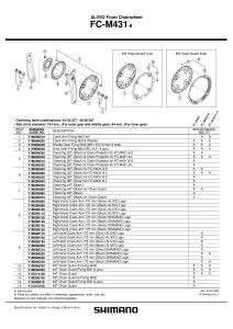 CHAIN GUARD SHIMANO FC-M431-8 48T & SURUBURI DE FIXARE - Img 2