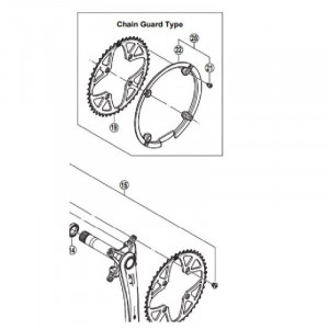 CHAIN GUARD SHIMANO FC-M771-K