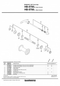 CON SHIMANO HB-5700 CONTRAPIULITA