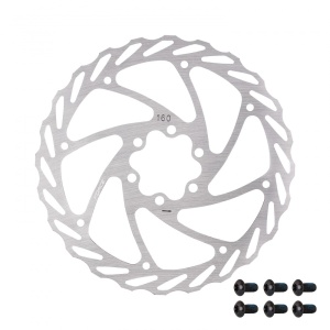 Disc Frana Force-4 160mm 6 gauri argintiu