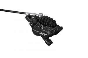 ETRIER FRANA PE DISC SHIMANO DEORE XT BR-M8020 HIDRAULICA FARA ADAPTOR FATA SAU SPATE PLACUTE RESIN H01A CU ARIPIOARE DE RACIRE AMBALAT IND.
