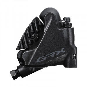 ETRIER FRANA PE DISC SHIMANO GRX BR-RX400 SPATE FLAT MOUNT INCL. SURUBURI FIXARE 25MM FARA ADAPTOR PLACUTE L03A RESIN CU ARIPIOARE DE RACIRE AMBALAT IND.