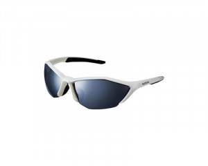 EYEWEAR SHIMANO CE-S61RPL FRAME METALLIC WHITE/BLACK LENCES POLARIZED GREY RED REVO HYDROPHOBIC CLEAR HYDROPHOBIC (17)