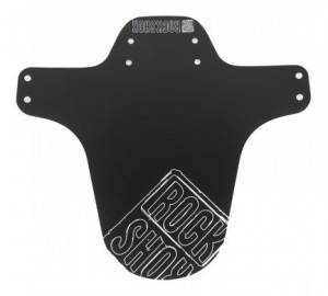 Fender RockShox MTB Black Outline White Distressed Logo Print