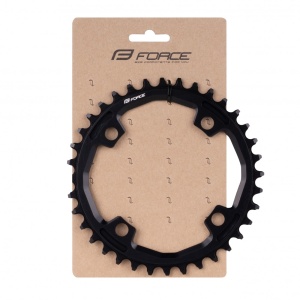 Foaie angrenaj Force NW 36T BCD 104, 4 suruburi, negru - Img 3