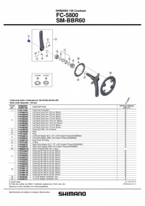 FOAIE SHIMANO FC-5800L 34T-MA NEAGRA PT. 50-34T - Img 2