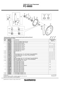 FOAIE SHIMANO FC-9000 53T-MD - Img 2