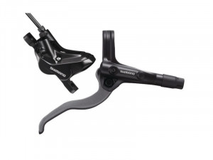 FRANA PE DISC SET ASAMBLAT SHIMANO BL-MT401(R) BR-MT420(R) FARA ADAPTOR PLACUTE RESIN FARA ARIPIOARE DE RACIRE FURTUN SM-BH90-SS 1700MM NEGRU INCL. OLIVA & INSERTIE CONECTARE ARGINTIU AMBALAT IND.