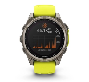 Garmin Fenix 8 - 47mm, Solar Sapphire Yellow/Graphite - Img 3