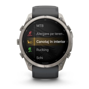 Garmin Fenix 9 Pro - inReach, 51mm Titan, cu curea din silicon Graphite/negru - Img 7