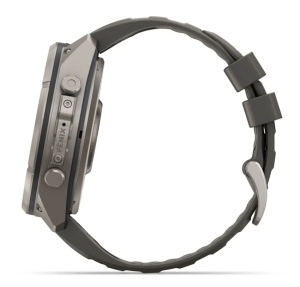 Garmin Fenix 9 Pro - inReach, Solar, 51mm Titan Pebble Gray cu curea din silicon Silver Gray - Img 11