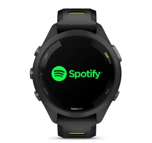 Garmin Forerunner 265S Ramă şi carcasă neagră cu curea din silicon neagră/Amp Yellow - Img 6
