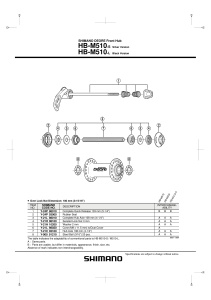 GARNITURA CAUCIUC SHIMANO HB-M510 - Img 2