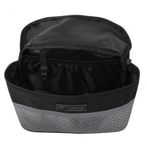 Geanta pe ghidon Force Roller negru/gri