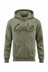 HANORAC CUBE ORGANIC ZIP HOODIE OLIVE M
