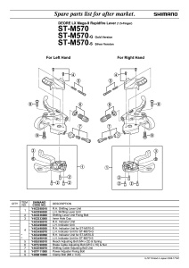 INDICATOR UNIT SHIMANO ST-M570 DREAPTA - Img 2