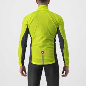 Jacheta de vant Castelli Squadra Stretch, pentru barbati, lime electric/gri inchis, XXXL - Img 7