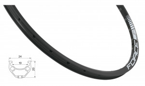 Janta Force Basic Disc 559x19 32h neagra - Img 2