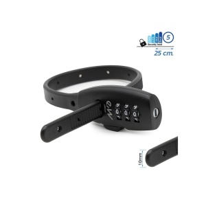 Lacat antifurt eWheel EWLK027 cu cifru, negru - Img 5