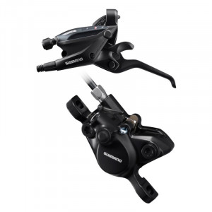 MANETA DE SCHIMBATOR/FRANA SHIMANO ST-EF505(L) BR-MT200(F) FARA ADAPTOR PLACUTE RESIN INCL. OLIVA SI INSERTIE CONECTARE FURTUN SM-BH59-SS 1000MM NEGRU CAMASA SP41 600MM AMBALAT IND.