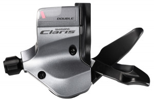 MANETA DE SCHIMBATOR SHIMANO CLARIS SL-2400 STANGA 2 VIT. PT. GHIDON DE SOSEA DREPT CABLU 1800MM OGD AMBALAT IND.