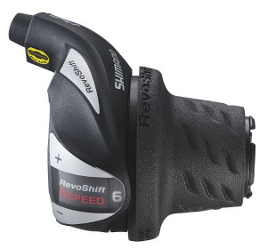 MANETA DE SCHIMBATOR SHIMANO TOURNEY SL-RS36-6R DREAPTA 6 VIT. REVO CABLU 2050MM OGD (WINDOW TYPE) AMBALAT IND.