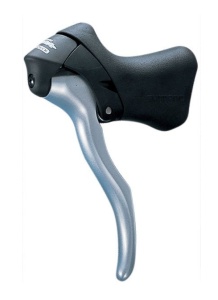 MANETA SCHIMBATOR/FRANA SHIMANO SORA ST-3303 STANGA 3 VIT. CABLU DE SCHIMBATOR 1700MM COMPATIBIL SC FLIGHTDECK FARA STOPERE NEGRU VRAC