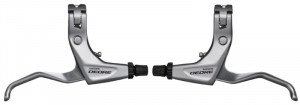MANETE DE FRANA SHIMANO DEORE BL-T610 STANGA & DREAPTA PT. TREKING 2-DEGETE CABLU DE FRANA T-TYPE 800X900 CAMASA NEAGRA 1400X1600MM ARGINTIU AMBALAT IND.