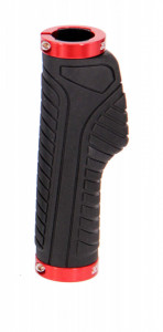 Mansoane B-RACE ERGON 132 mm Negru-Rosu