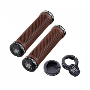 Mansoane Reverse Nico Vink 130/30mm Lock On maro/negru