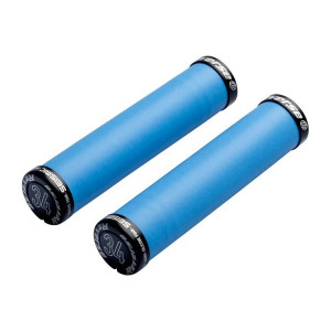 Mansoane Reverse Silicon Seismic-Ergo Lock-On 145/34 Albastru/Negru - Img 2