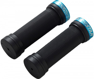 Mansoane Reverse Youngstar Lock-on 98/28mm negru/bleu - Img 2