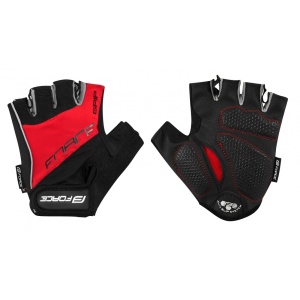 Manusi Force Grip gel negru/rosu M