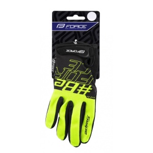 Manusi Force MTB SWIPE, Negru/Verde fluo XL - Img 3