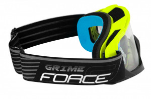 Ochelari Force GRIME negru-fluo lentile transparente + 10 tear offs - Img 4