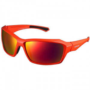 OCHELARI SHIMANO CE-PLSR1ML FRAME ORANGE LENCES SMOKE RED MLC (18)