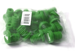 ODI BMX End Plug Refill Pack green, 20 pc