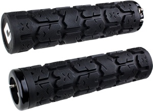ODI Grips Rogue V2.1 Lock-On black w/ black clamps 135mm