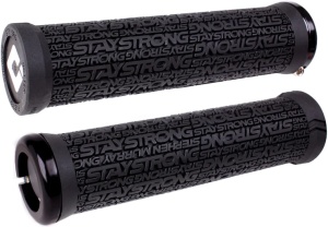 ODI Grips Stay Strong v2.1 black w/ black clamps 135mm