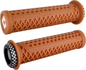 ODI Grips Vans V2.1 Lock-On gum rubber w/ checkered clamps 135mm