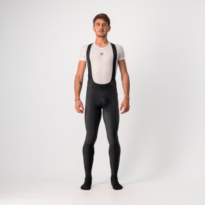 Pantaloni lungi cu bretele Castelli Velocissimo 5, Negru/Gri, XXXL - Img 6