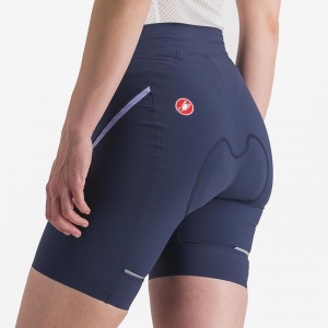 Pantaloni scurti Castelli Velocissima 3, de dama, Bleumarin/Violet, S - Img 5