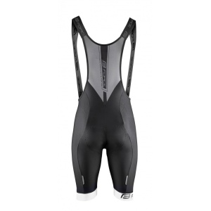 Pantaloni scurti cu bazon si bretele Force B51 negru/alb 3XL - Img 5
