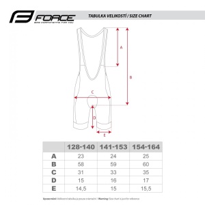 Pantaloni scurti cu bazon si bretele Force Kid Victory gri 141-153 cm - Img 7