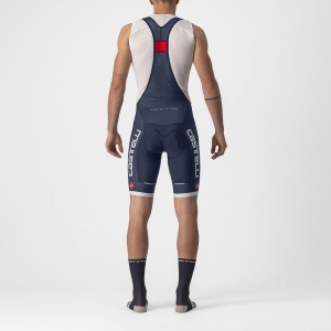 Pantaloni scurti cu bretele Castelli Competizione Kit, Indigo/Gri, XXXL - Img 2
