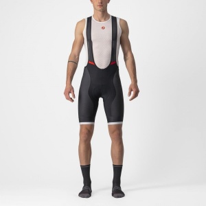Pantaloni scurti cu bretele Castelli Competizione Kit Negru/Gri L